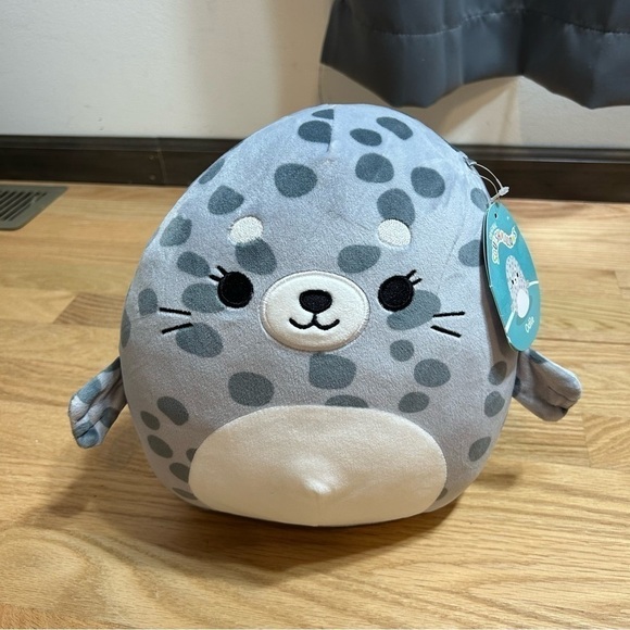Squishmallows Odile Seal Plush Kids Toy Gray NEW Stuffed Animal - Picture 1 of 5